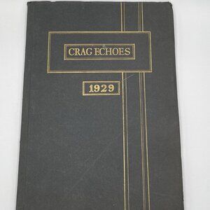 1929 Dunsmuir Joint Union High School CA California Crag Echoes Yearbook Antique